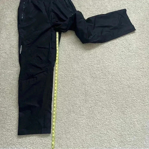 ROAD RUNNER Sports Men’s Size Medium Black Pants Pro Velocity 100% Polyester Zip - Picture 9 of 14